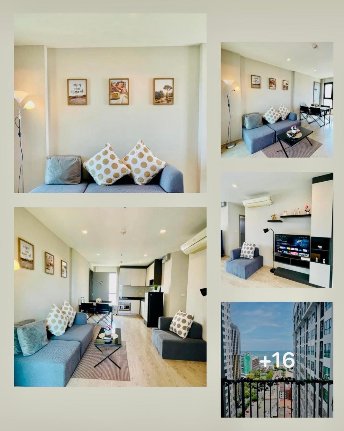 The Base Condo 2 Bed 2 Bath By Pupu Патая Екстериор снимка